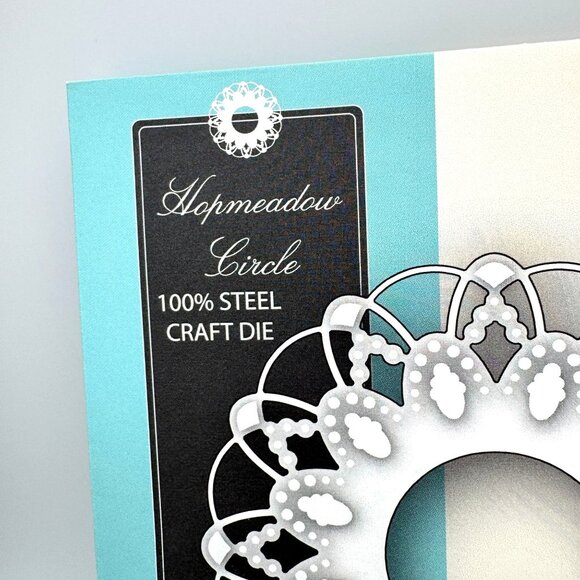 Hopmeadow Circle & Penne Frame 100% Steel Craft Dies Memory Box - Picture 6 of 7